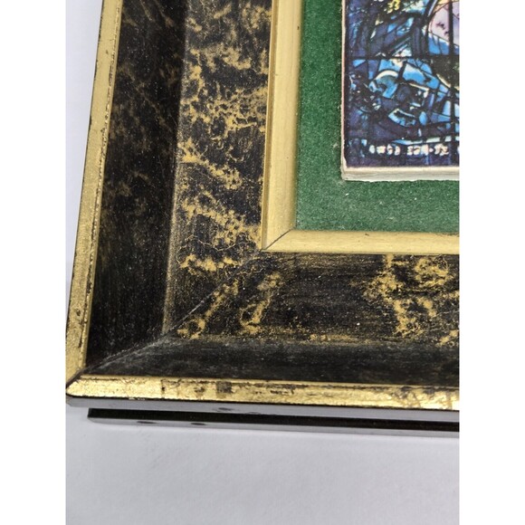 Marc Chagall Stained Glass 12 Tribes Israel Framed - Picture 11 of 16